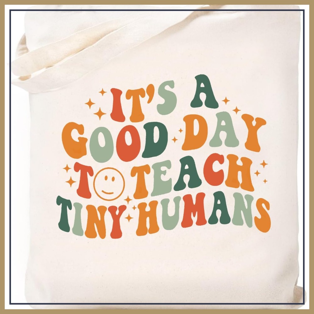 Tote Bag Beach - Teacher Appreciation Gifts School Canvas Tote