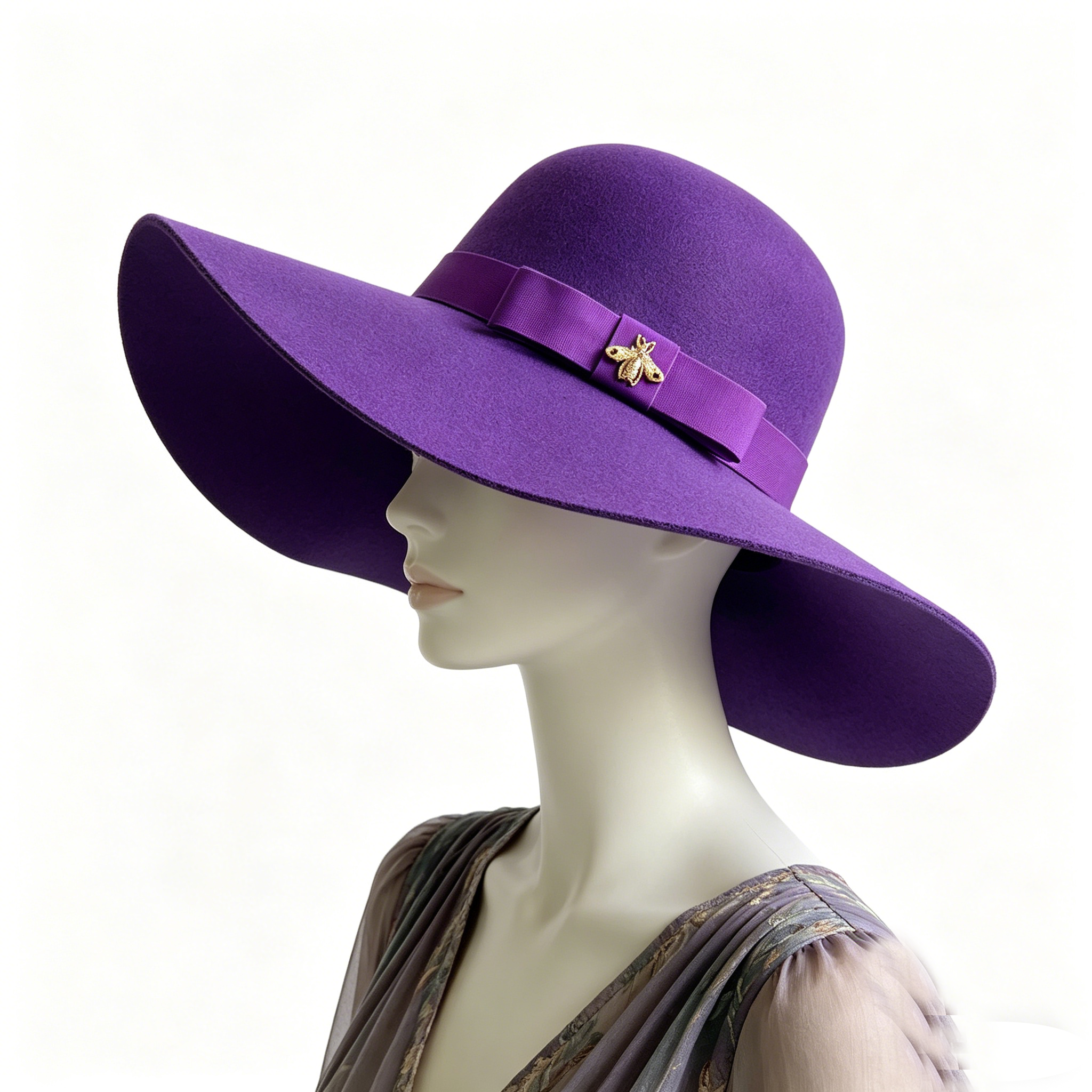 Women Fedora Hat Vintage Lady  - Hat Floppy Wide 리뷰 및 가격
