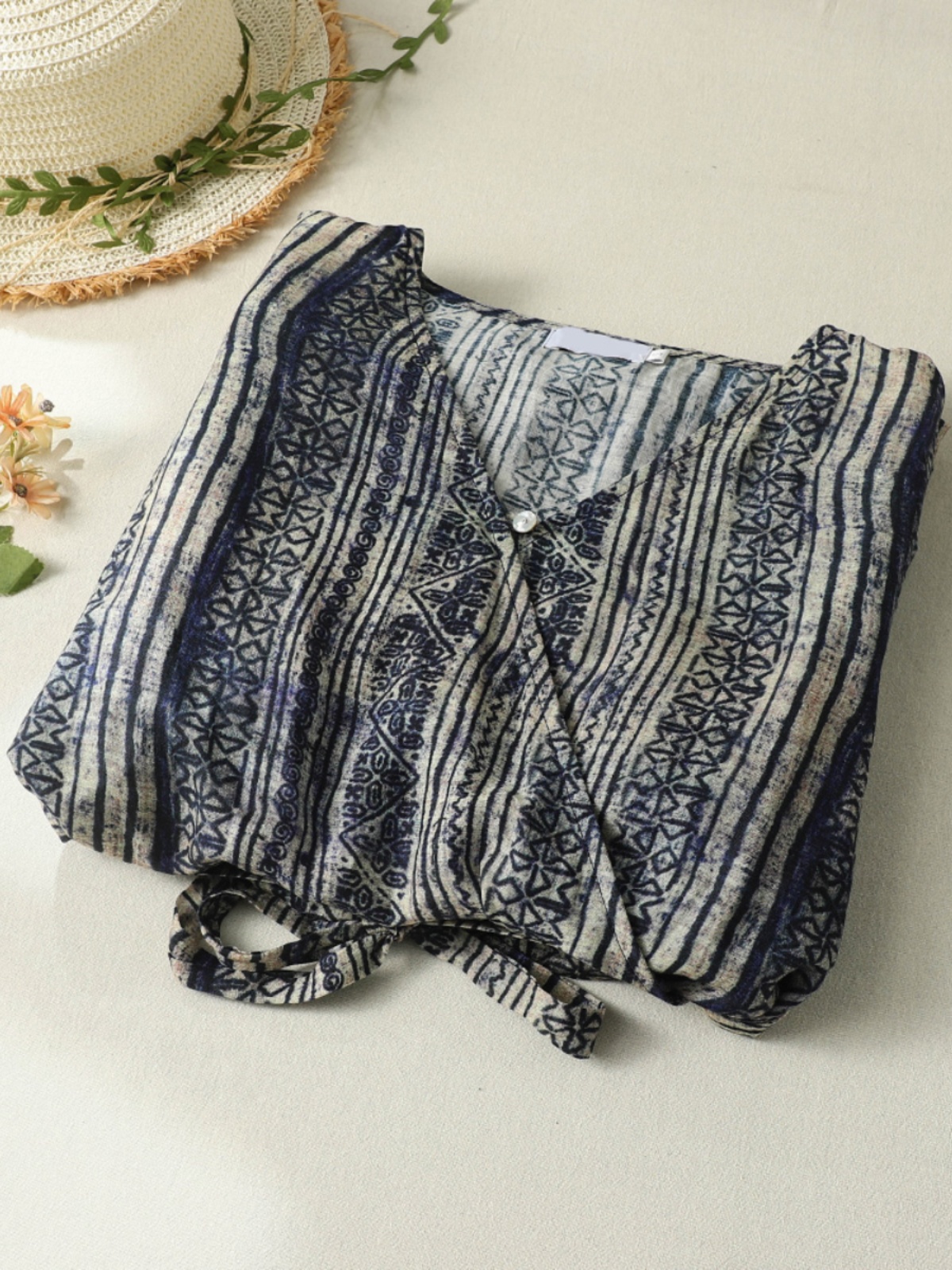 V-Neck Short Sleeve Midi Dress - Linen Dress Wrap 리뷰 및 가격