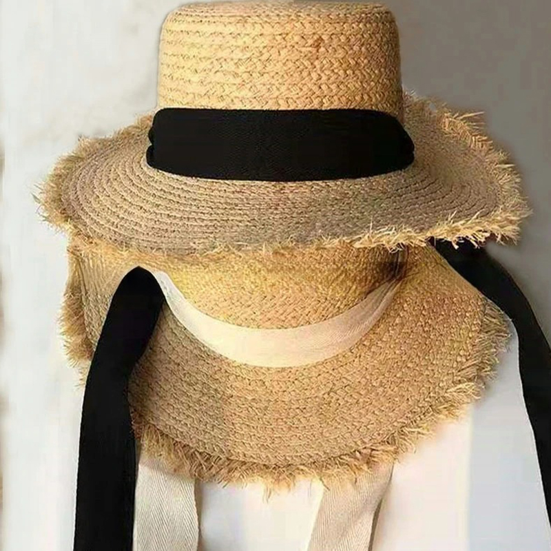 Japanese Cute Raffia Woven Sun - Hat Floppy Wide 리뷰 및 가격