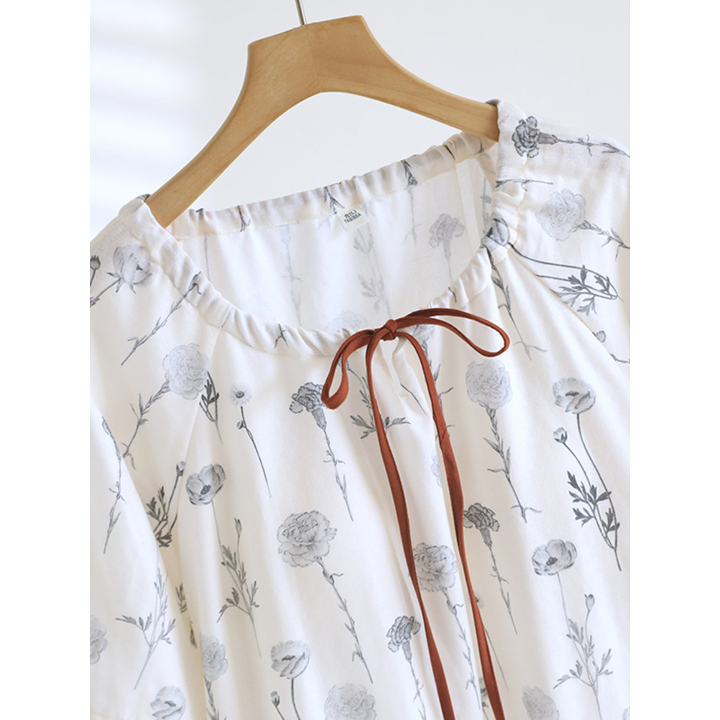 1-Piece Women‘s Nightgown, Cas - Midi Skirt Floral 리뷰 및 가격