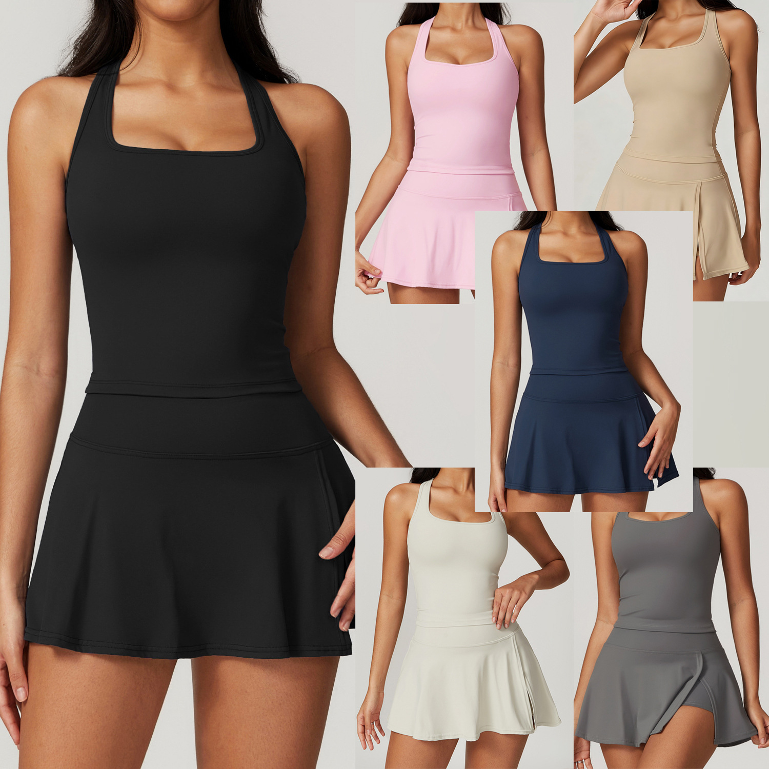 2 Piece Tennis Dresses for Wom - Crop Top Crochet 리뷰 및 가격