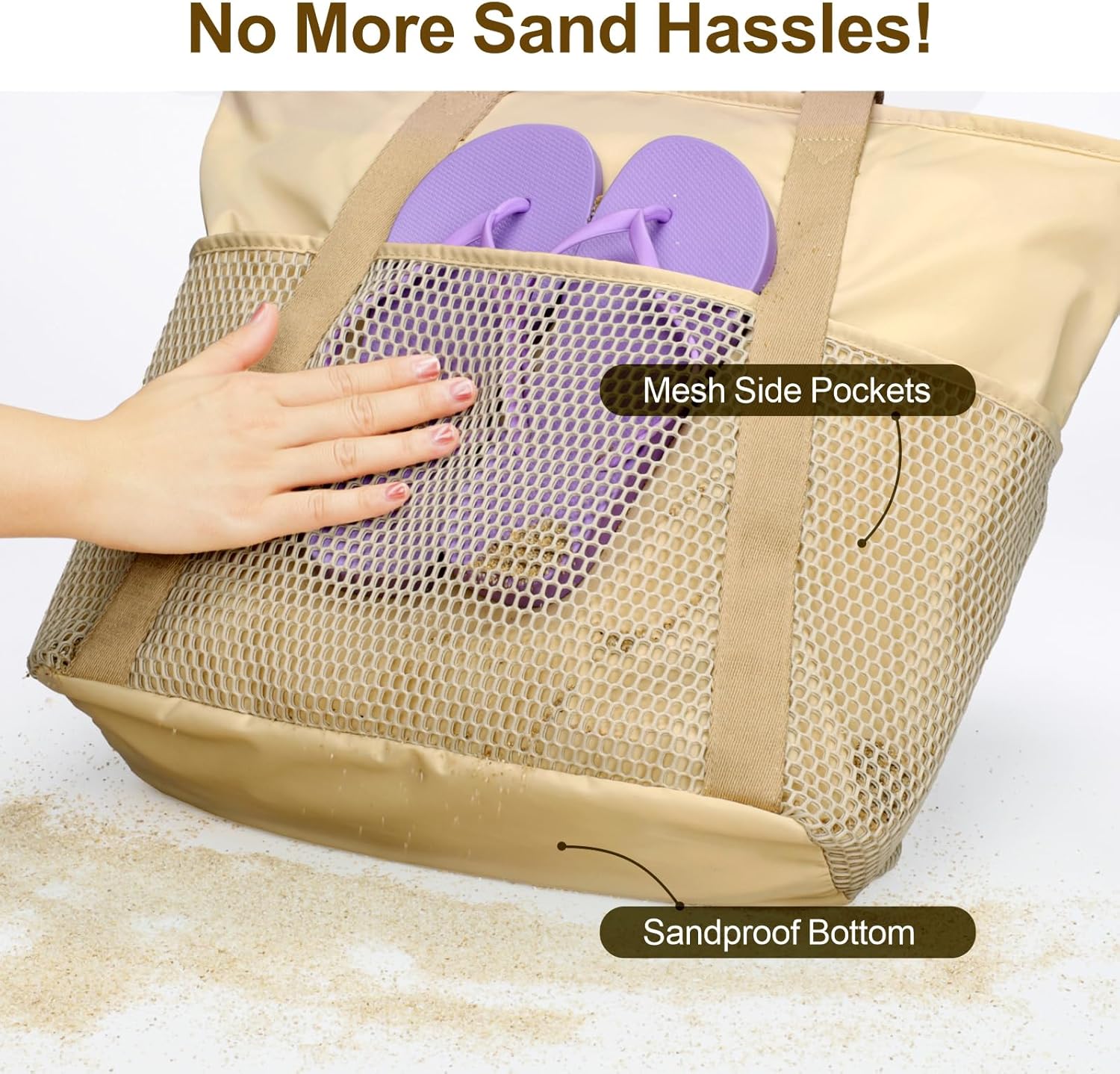 Waterproof Beach Bags for Wome - Tote Bag Beach 리뷰 및 가격