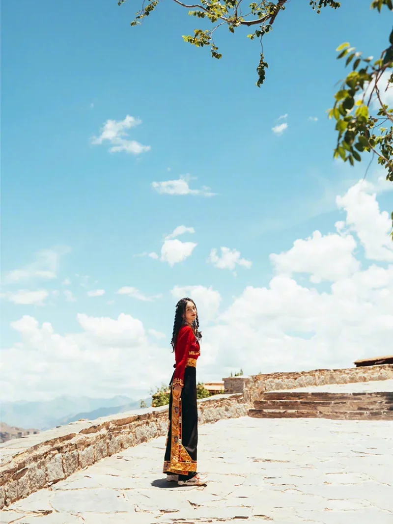 Traditional Tibetan Dress Wrap - Linen Dress Wrap 리뷰 및 가격