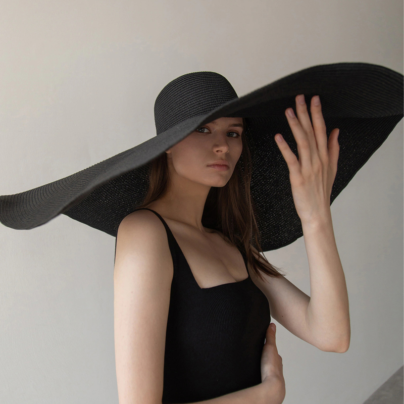 70cm Oversized  Wide Brim Sun  - Hat Floppy Wide 리뷰 및 가격