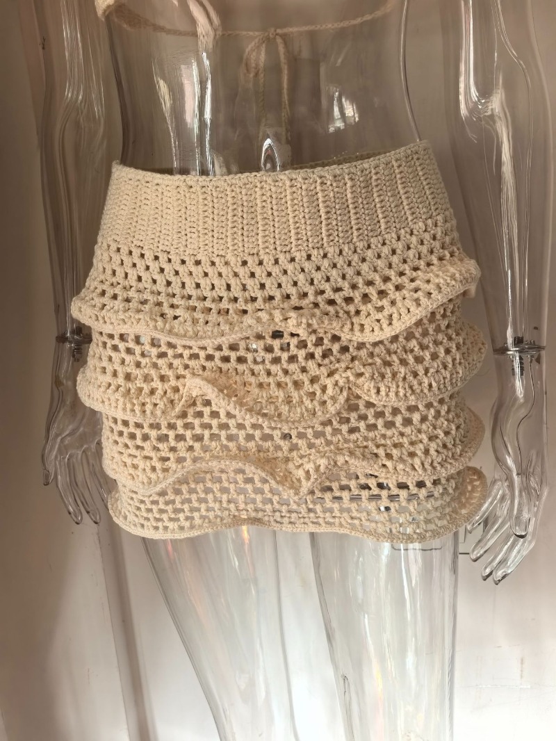 Women Hand Crochet Knitted Ruf - Crop Top Crochet 리뷰 및 가격