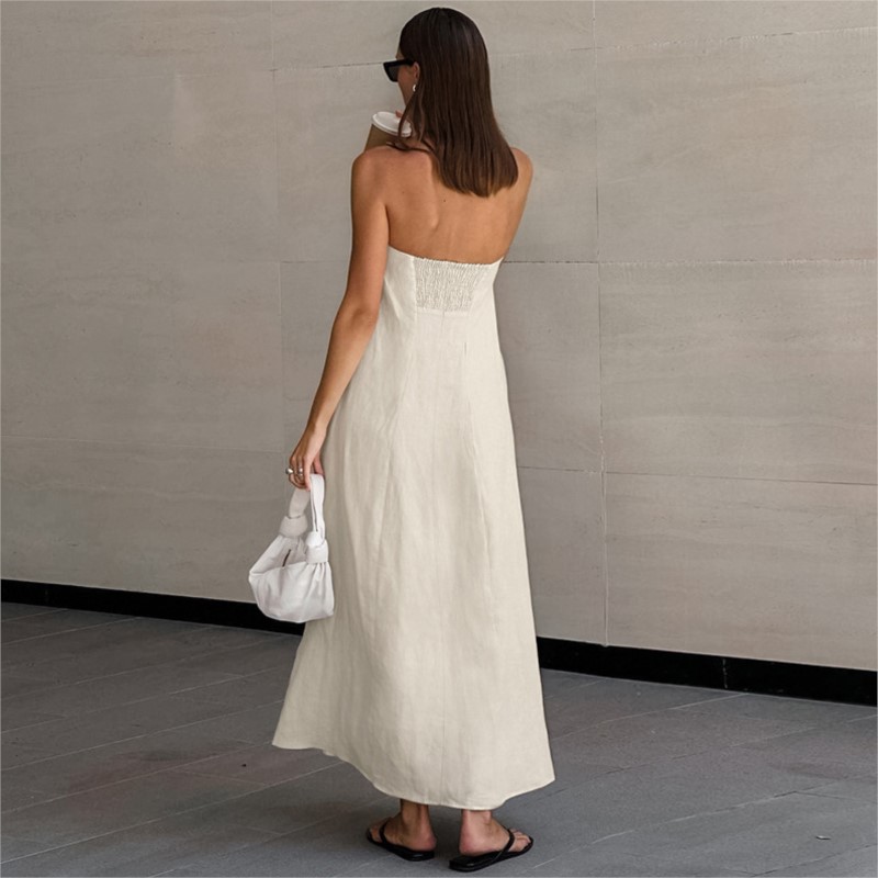 Fashion Elegant Simple Design  - Linen Dress Wrap 리뷰 및 가격