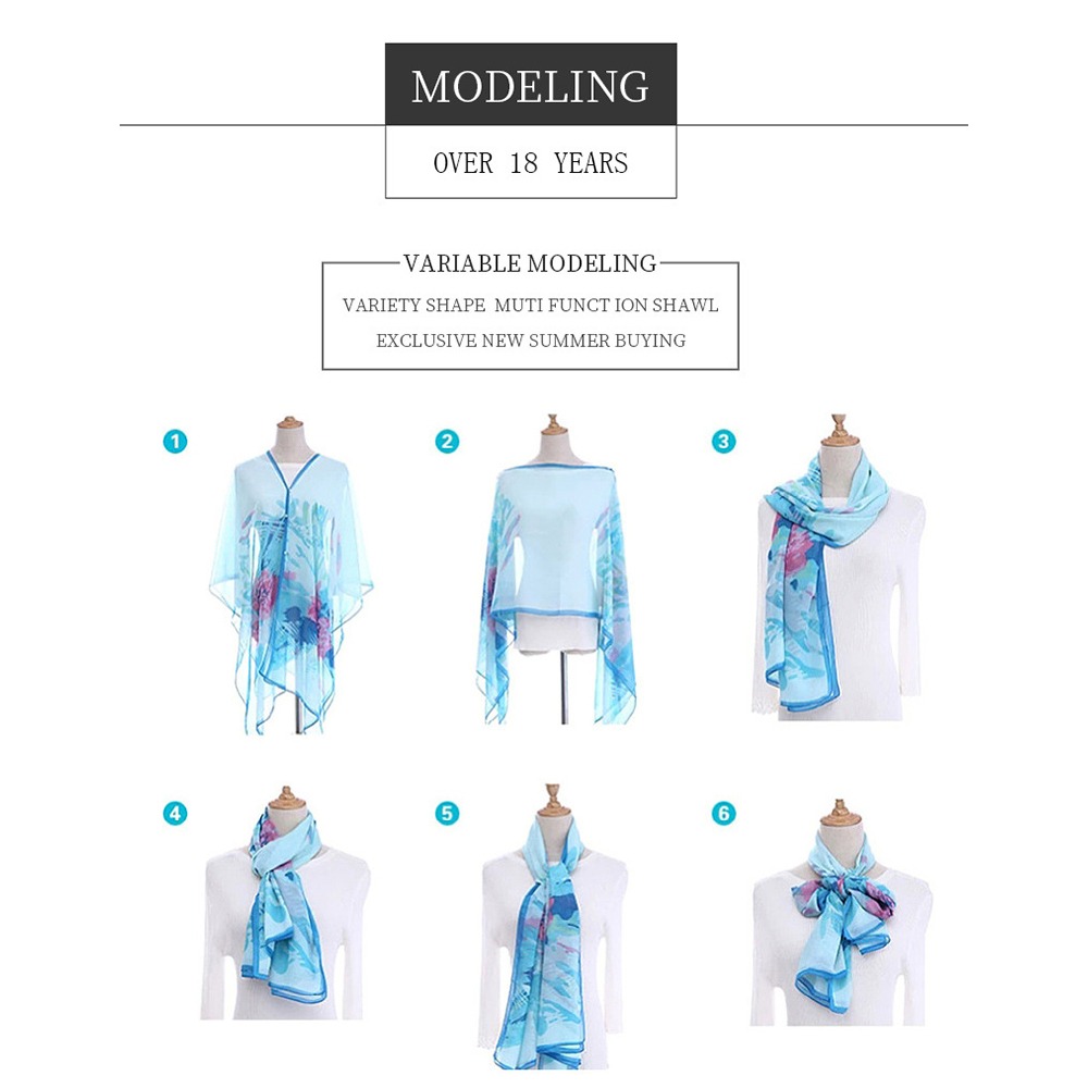 Fashion Solid color Shawl Scar - Cover Up Kaftan 리뷰 및 가격