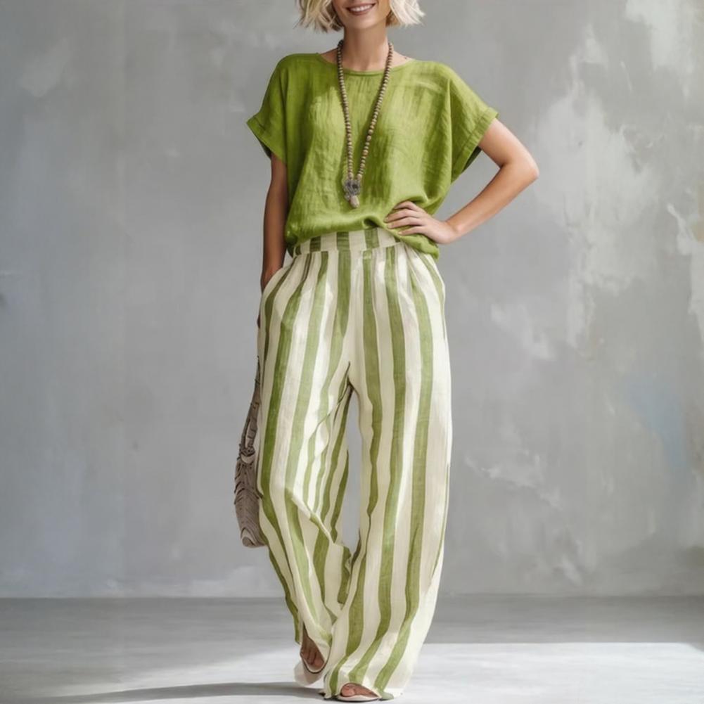 Casual Cotton Linen 2 Piece Se - Linen Pant Wide 리뷰 및 가격