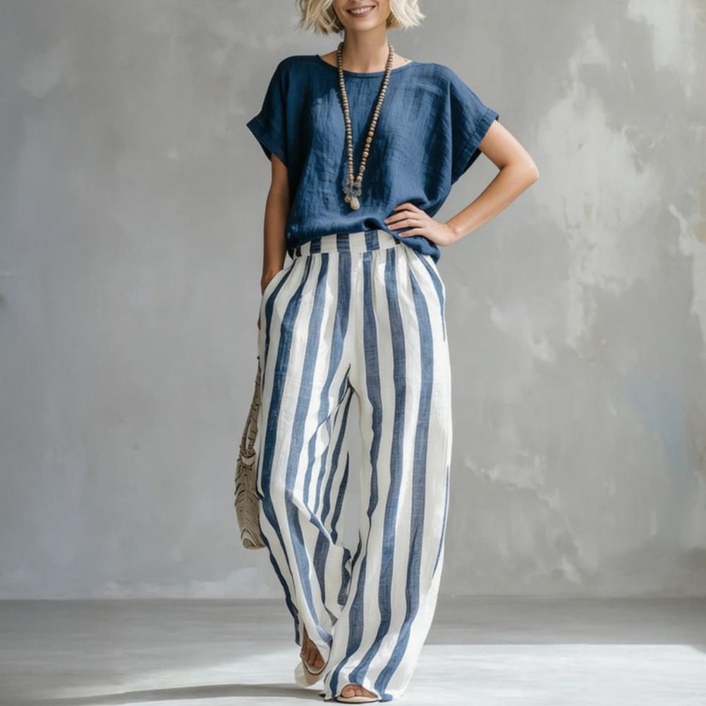 Casual Cotton Linen 2 Piece Se - Linen Pant Wide 리뷰 및 가격
