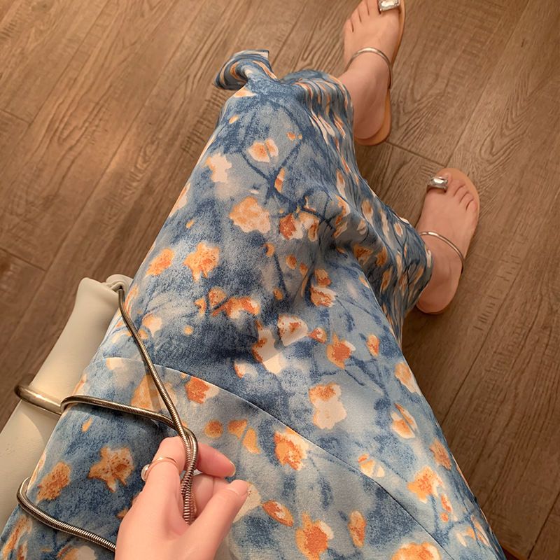 Women's Summer Two-Piece Set L - Midi Skirt Floral 리뷰 및 가격