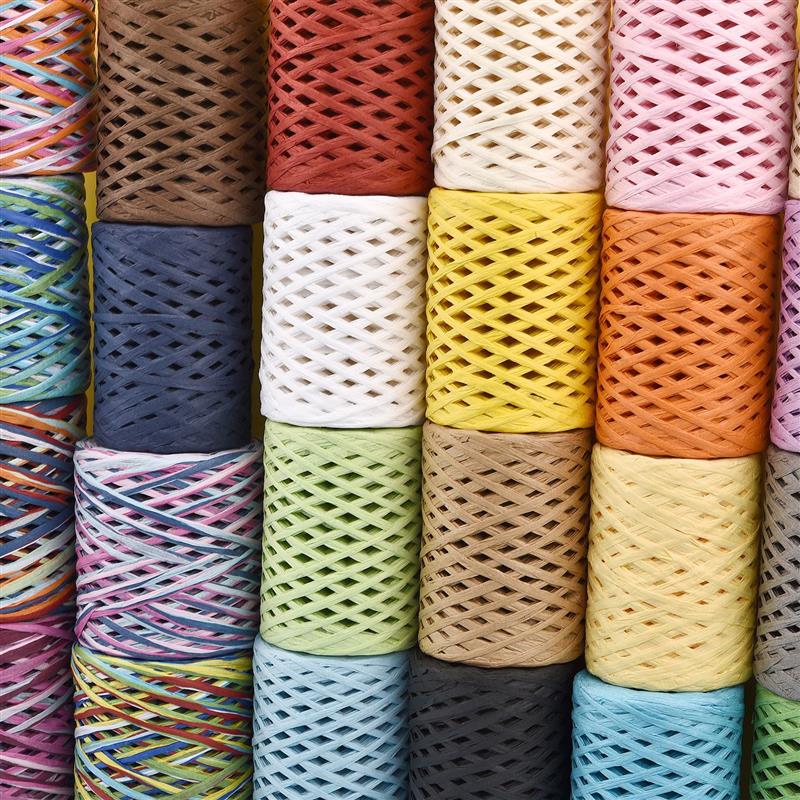 100M Natural Raffia Straw Yarn - Crochet Bag Raffia 리뷰 및 가격