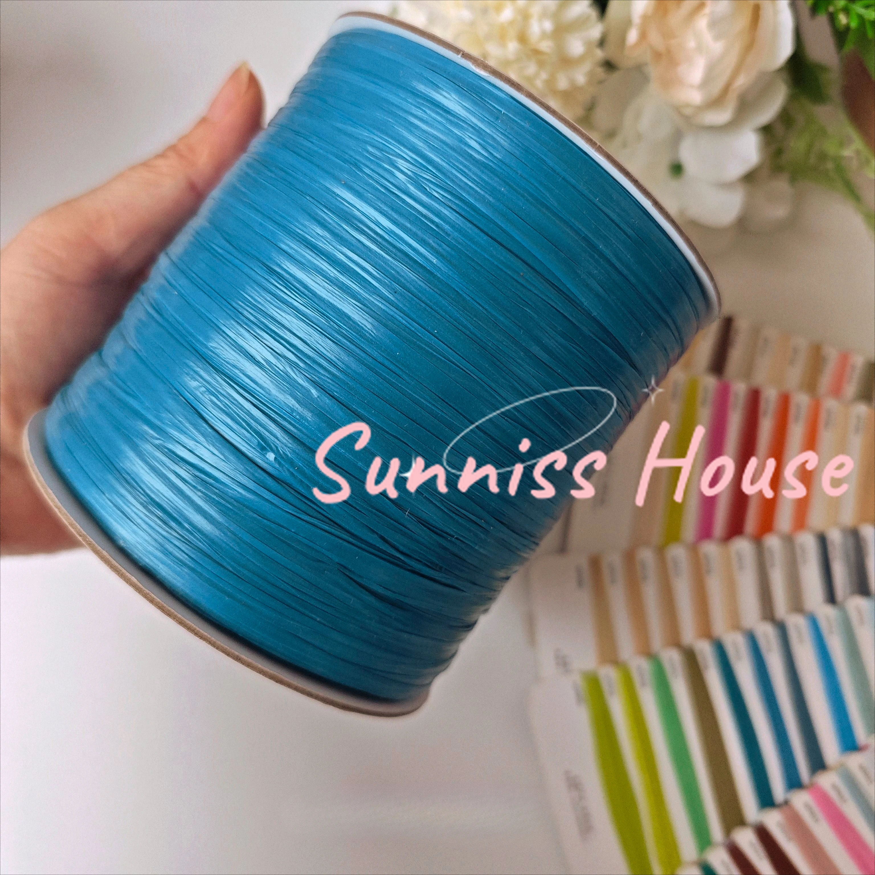 600M Matte Raffia Yarn，330g Ar - Crochet Bag Raffia 리뷰 및 가격