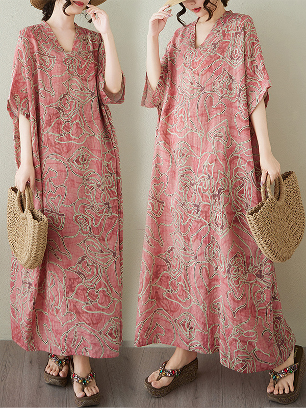 Knee-Length Wrap Long Dress Su - Linen Dress Wrap 리뷰 및 가격