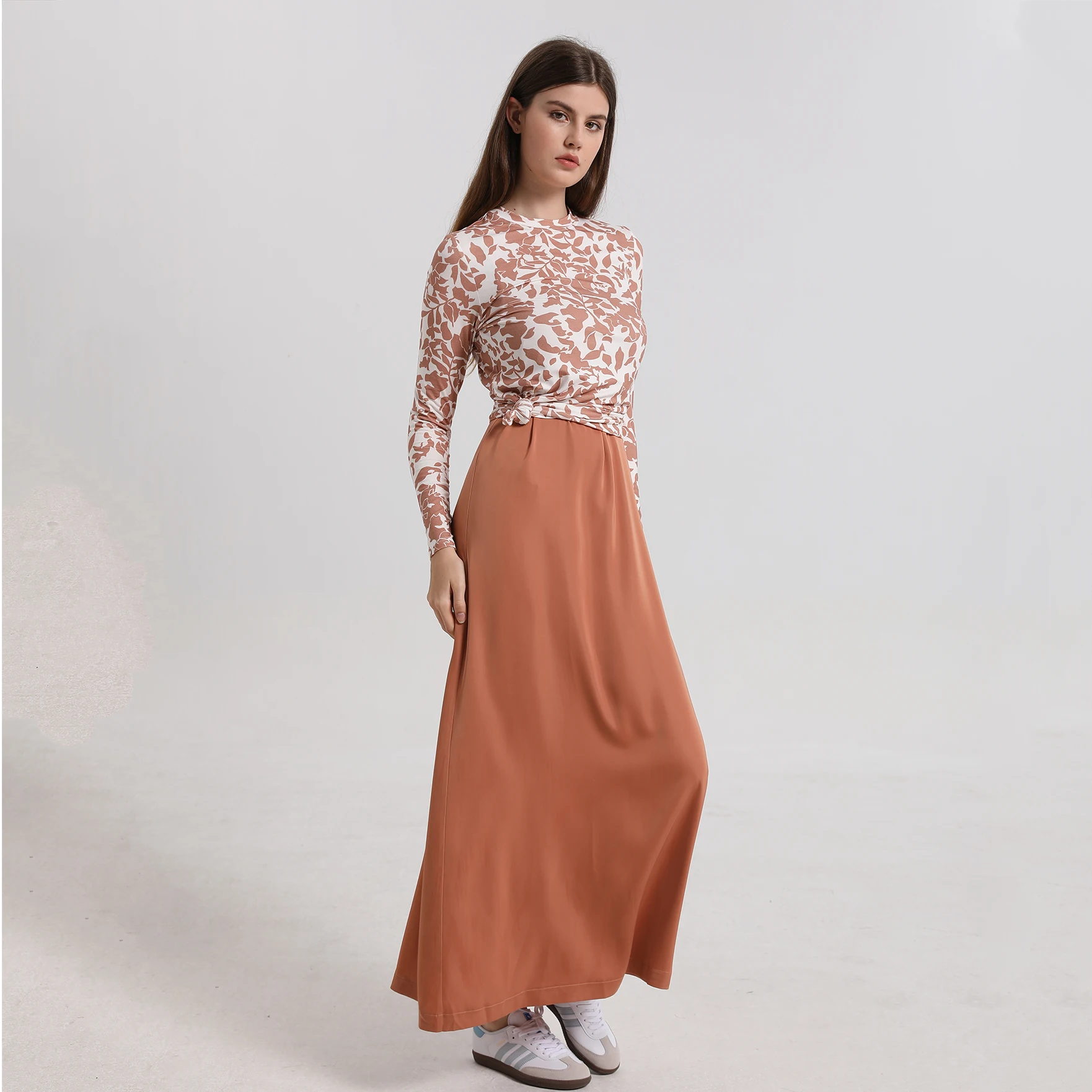 AP Printing Tee Stretchy  Moda - Linen Dress Wrap 리뷰 및 가격