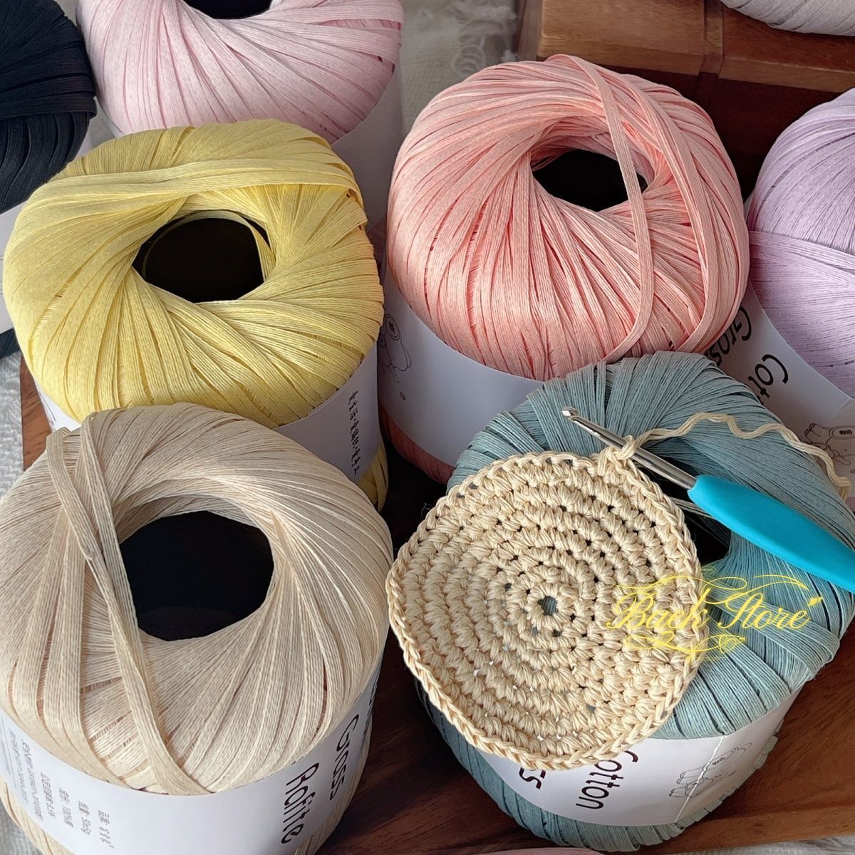 102M/roll Multicolor Raffia Ya - Crochet Bag Raffia 리뷰 및 가격