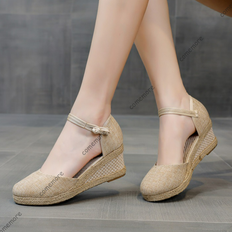 Comemore Sandals High Heel Sum - Wedge Espadrille Women 리뷰 및 가격