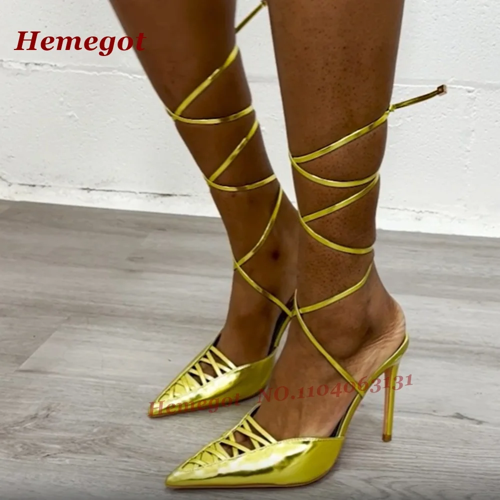 Patent Leather Cut Out Sandals - Sandal Strappy Heeled 리뷰 및 가격