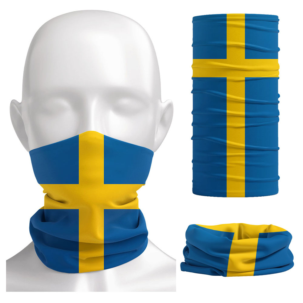 Sweden Flag Printed Bandana He - Headband Summer Knit 리뷰 및 가격