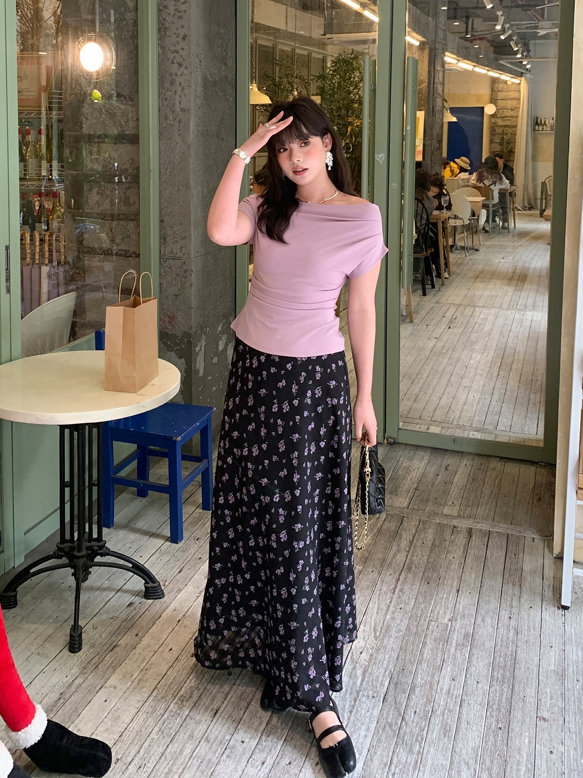 MaLuuuuuu plus Size Women's Fl - Midi Skirt Floral 리뷰 및 가격
