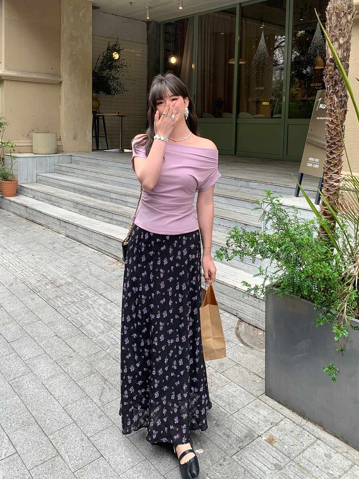 MaLuuuuuu plus Size Women's Fl - Midi Skirt Floral 리뷰 및 가격