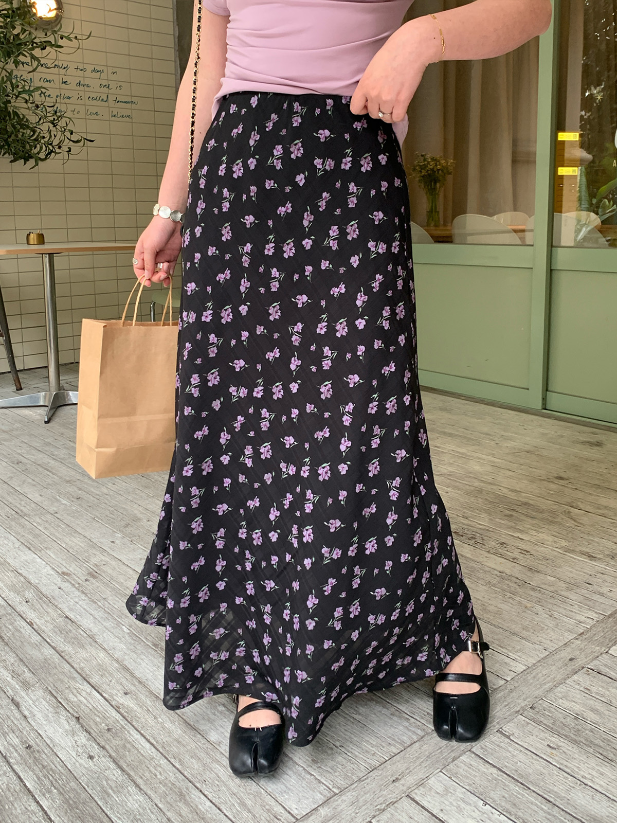 MaLuuuuuu plus Size Women's Fl - Midi Skirt Floral 리뷰 및 가격