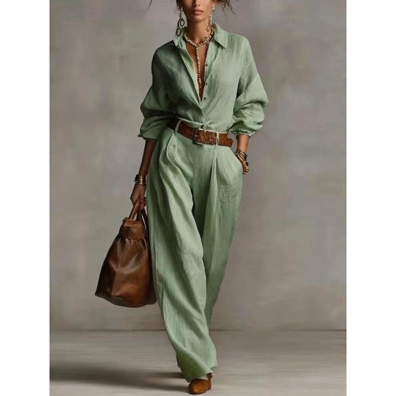 Spring Summer Temperament Soli - Linen Pant Wide 리뷰 및 가격