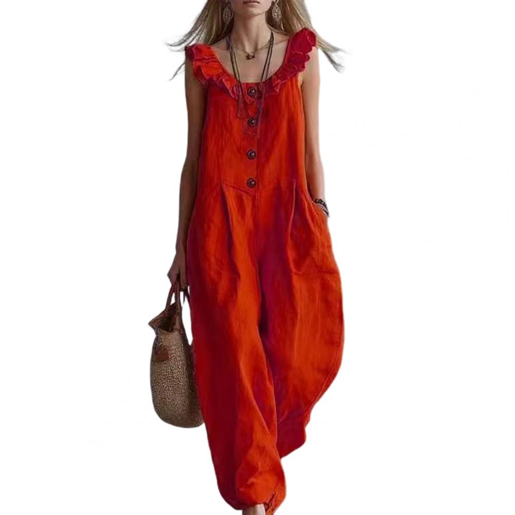 Relaxed Fit Romper Women Women - Jumpsuit Linen Relaxed 리뷰 및 가격