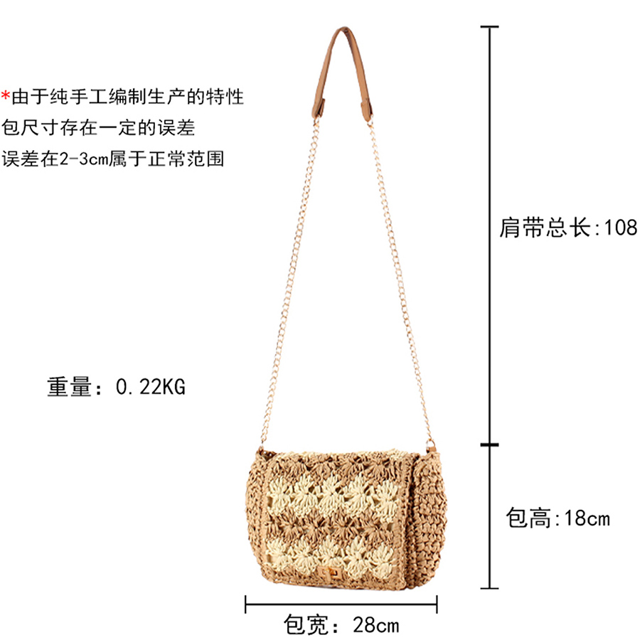 Straw Crossbody Bags for Women - Crochet Bag Raffia 리뷰 및 가격