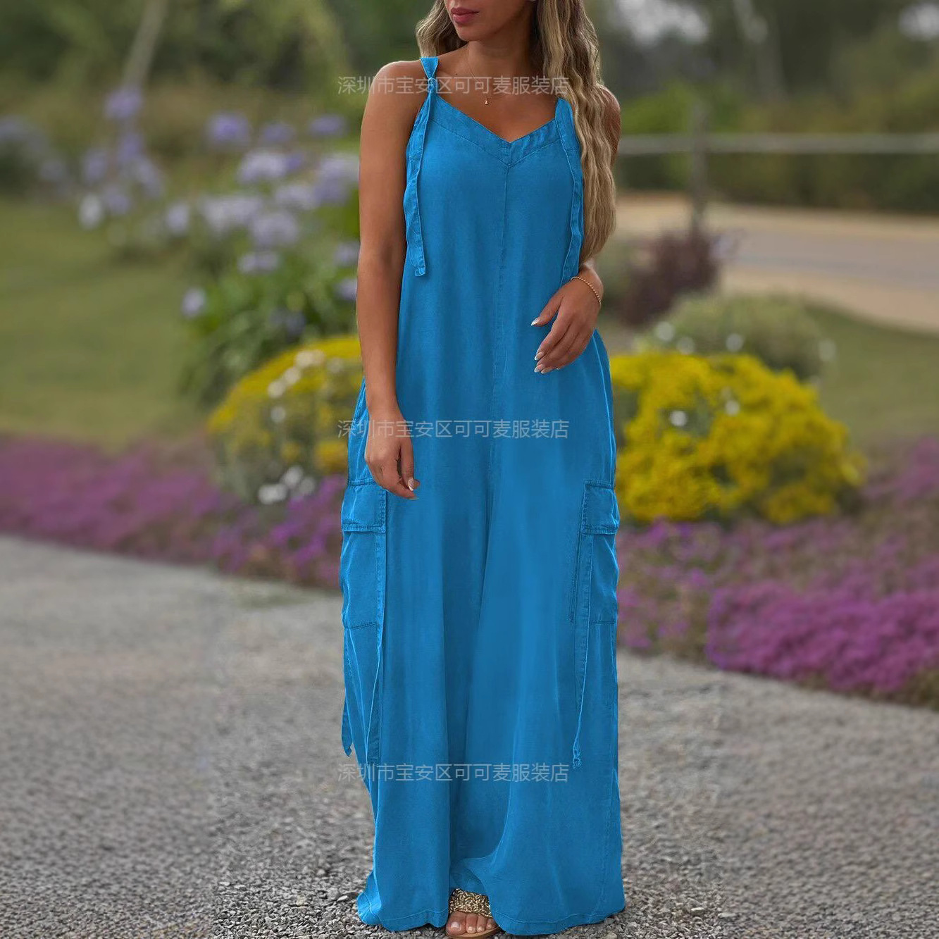 Loose Summer Jumpsuit Casual L - Jumpsuit Linen Relaxed 리뷰 및 가격