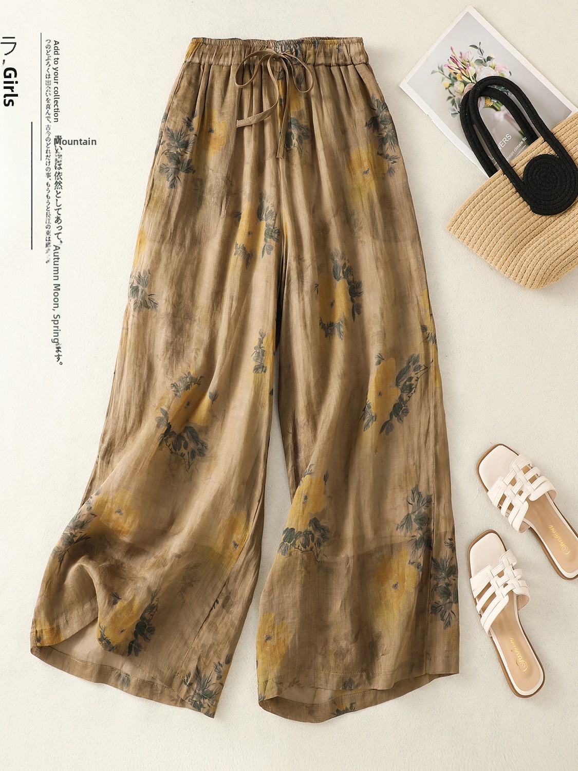 High Waist Wide Leg Pants Wome - Linen Pant Wide 리뷰 및 가격