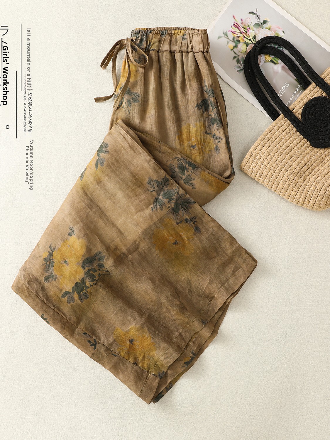 High Waist Wide Leg Pants Wome - Linen Pant Wide 리뷰 및 가격