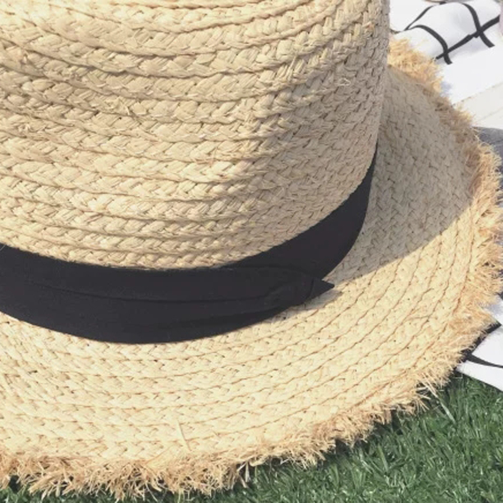 new Wide Brim Raffia Sun Hat f - Hat Floppy Wide 리뷰 및 가격