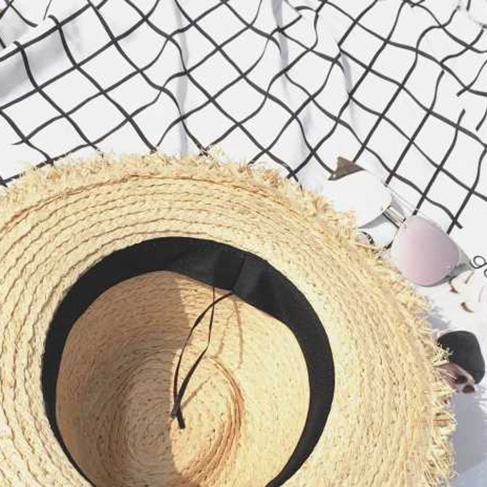 new Wide Brim Raffia Sun Hat f - Hat Floppy Wide 리뷰 및 가격