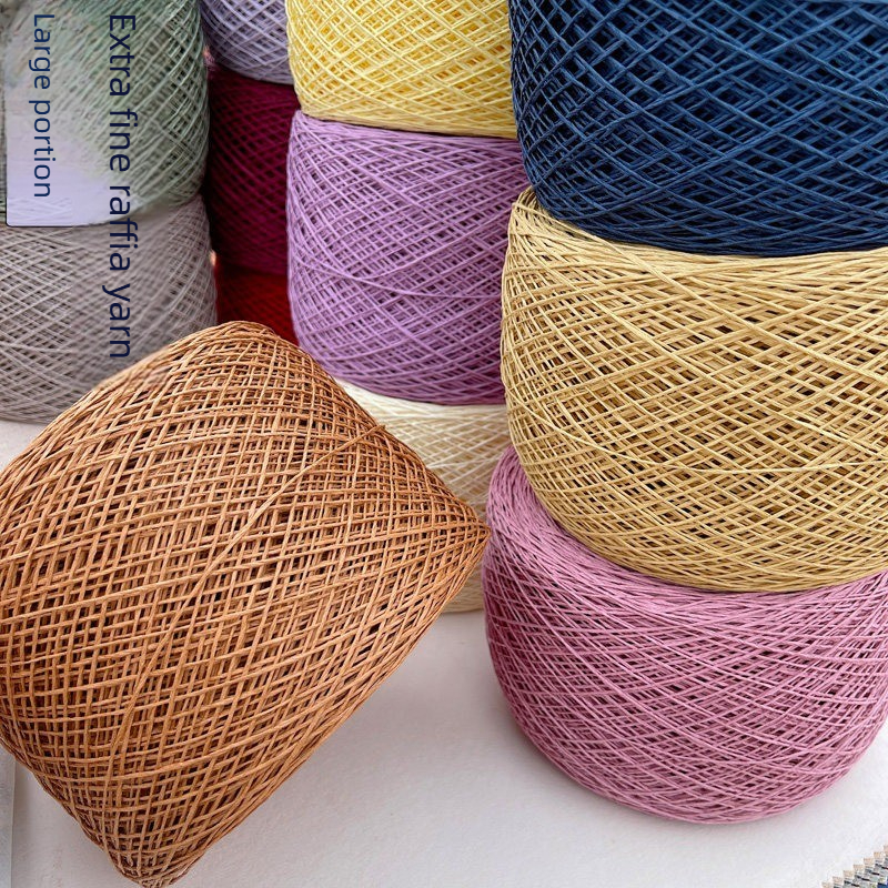 250g Thin Paper Raffia Yarn fo - Crochet Bag Raffia 리뷰 및 가격