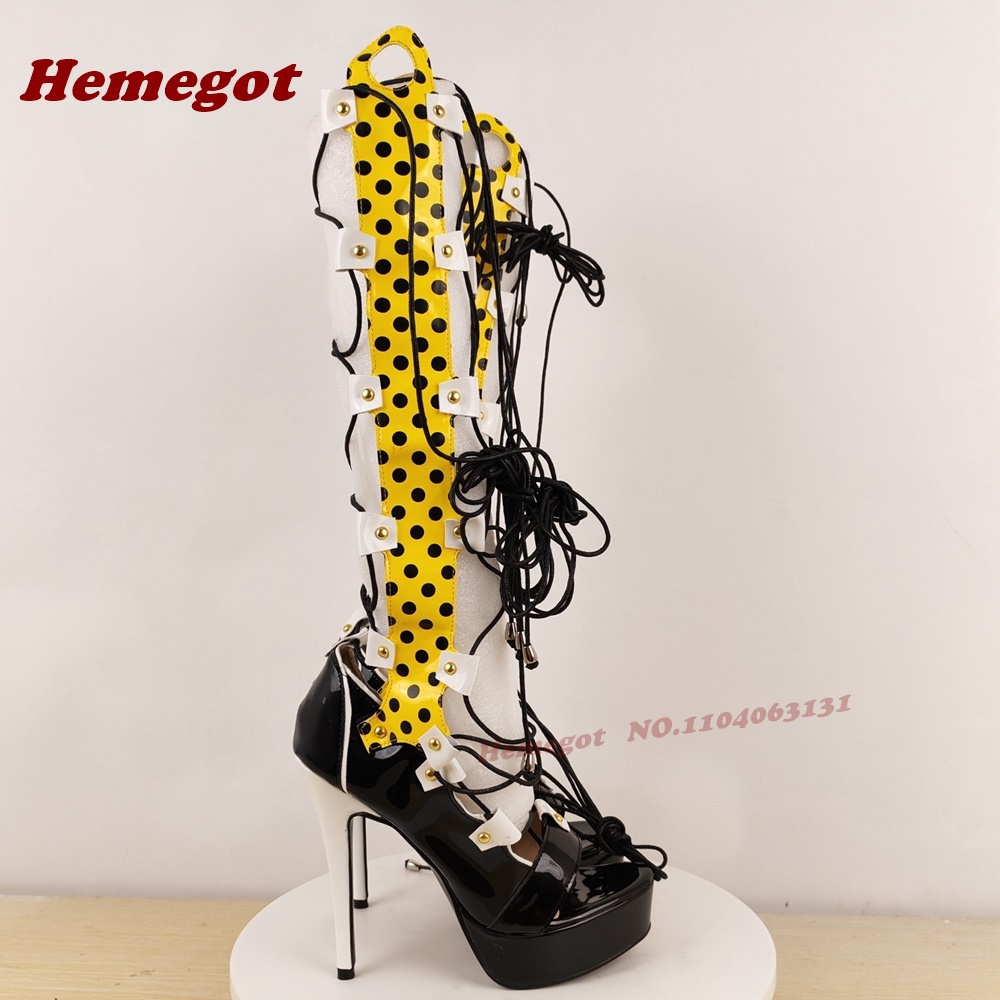 Colorful Platform Lace-Up Sand - Sandal Strappy Heeled 리뷰 및 가격
