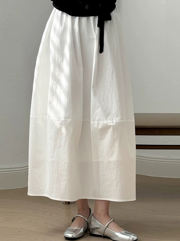 High Waist A-Line Midi Skirt L - Midi Skirt Floral 리뷰 및 가격
