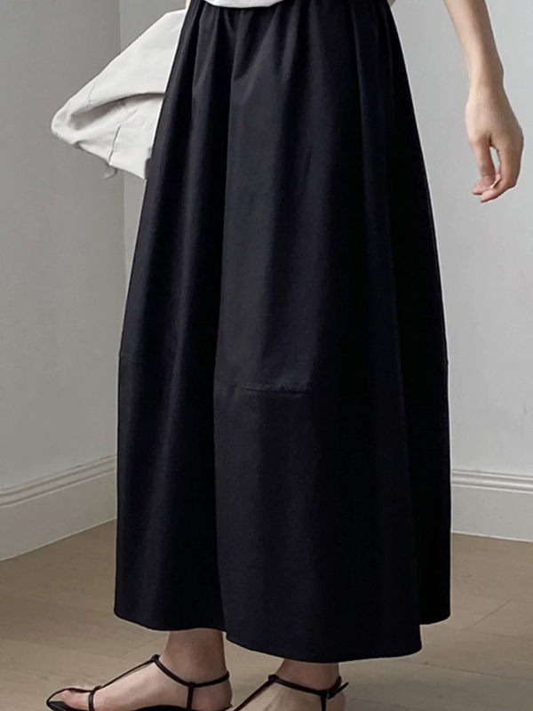 High Waist A-Line Midi Skirt L - Midi Skirt Floral 리뷰 및 가격