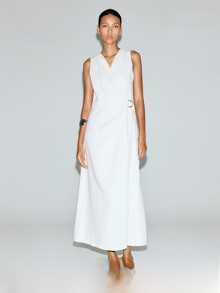 H&M Women's Dress Summer Linen - Linen Dress Wrap 리뷰 및 가격