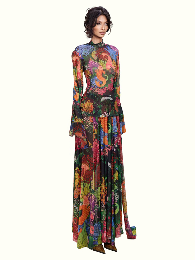 Weird Puss Colorful Floral Pri - Romper Floral Print 리뷰 및 가격