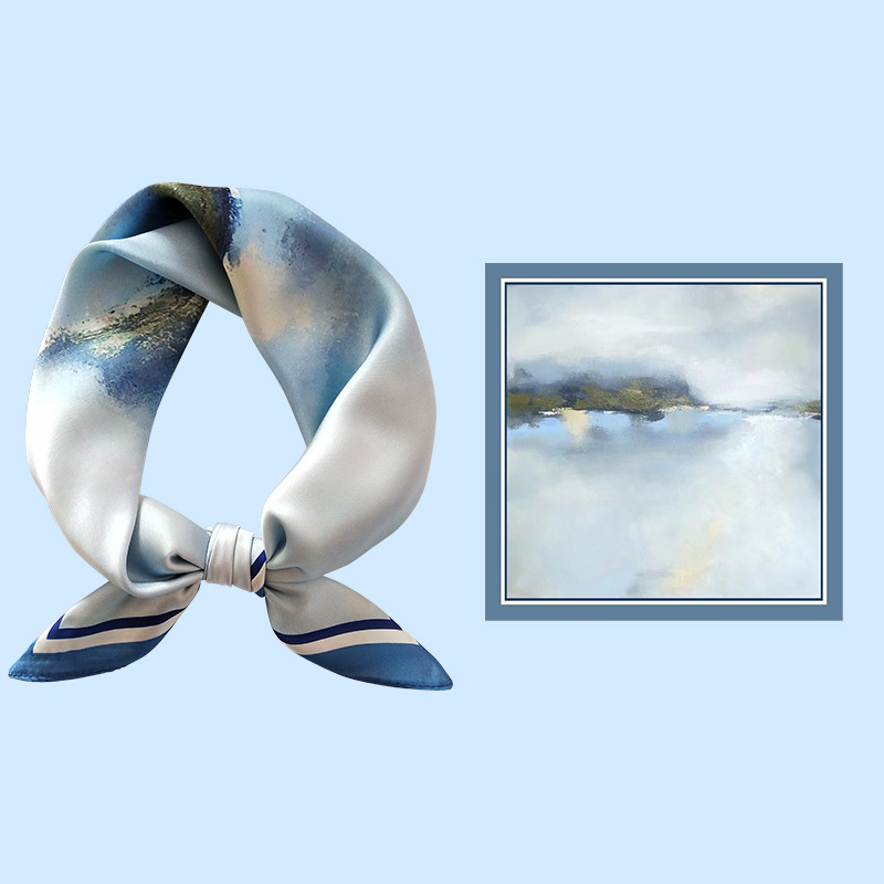 Women's Silk Cartoon Scarf Squ - Headband Summer Knit 리뷰 및 가격