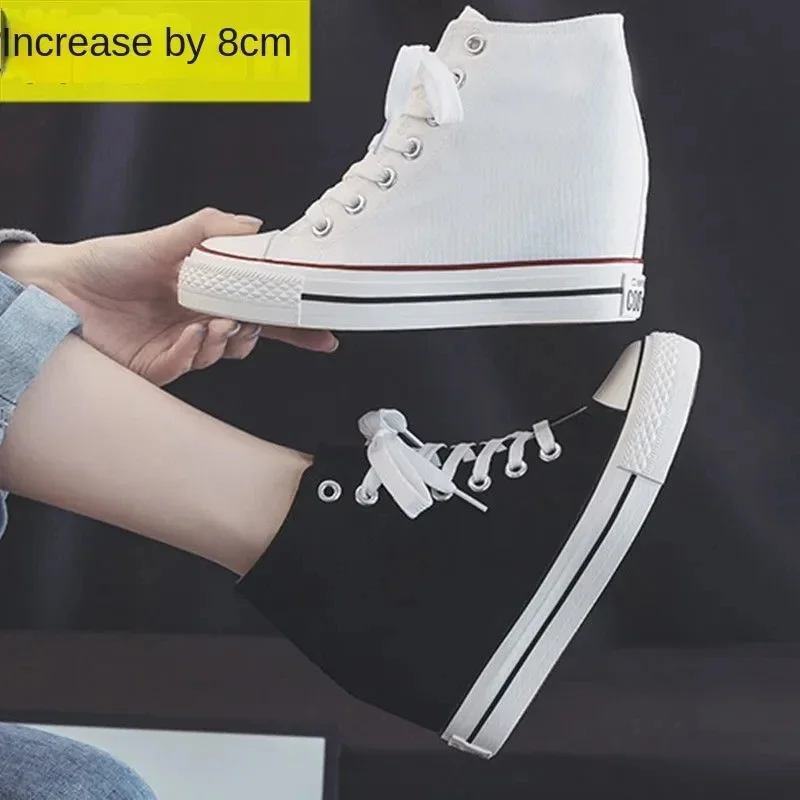 High 8cm Platform Canvas Shoes - Wedge Espadrille Women 리뷰 및 가격