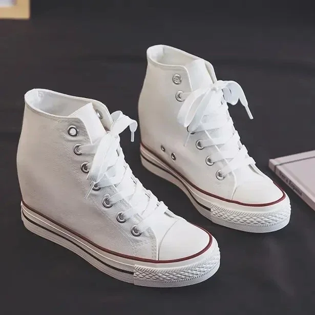 High 8cm Platform Canvas Shoes - Wedge Espadrille Women 리뷰 및 가격