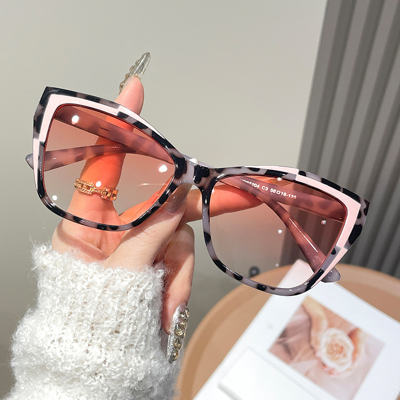 Women Color Block Cat Eye Eyeg - Sunglasses Cat Eye 리뷰 및 가격