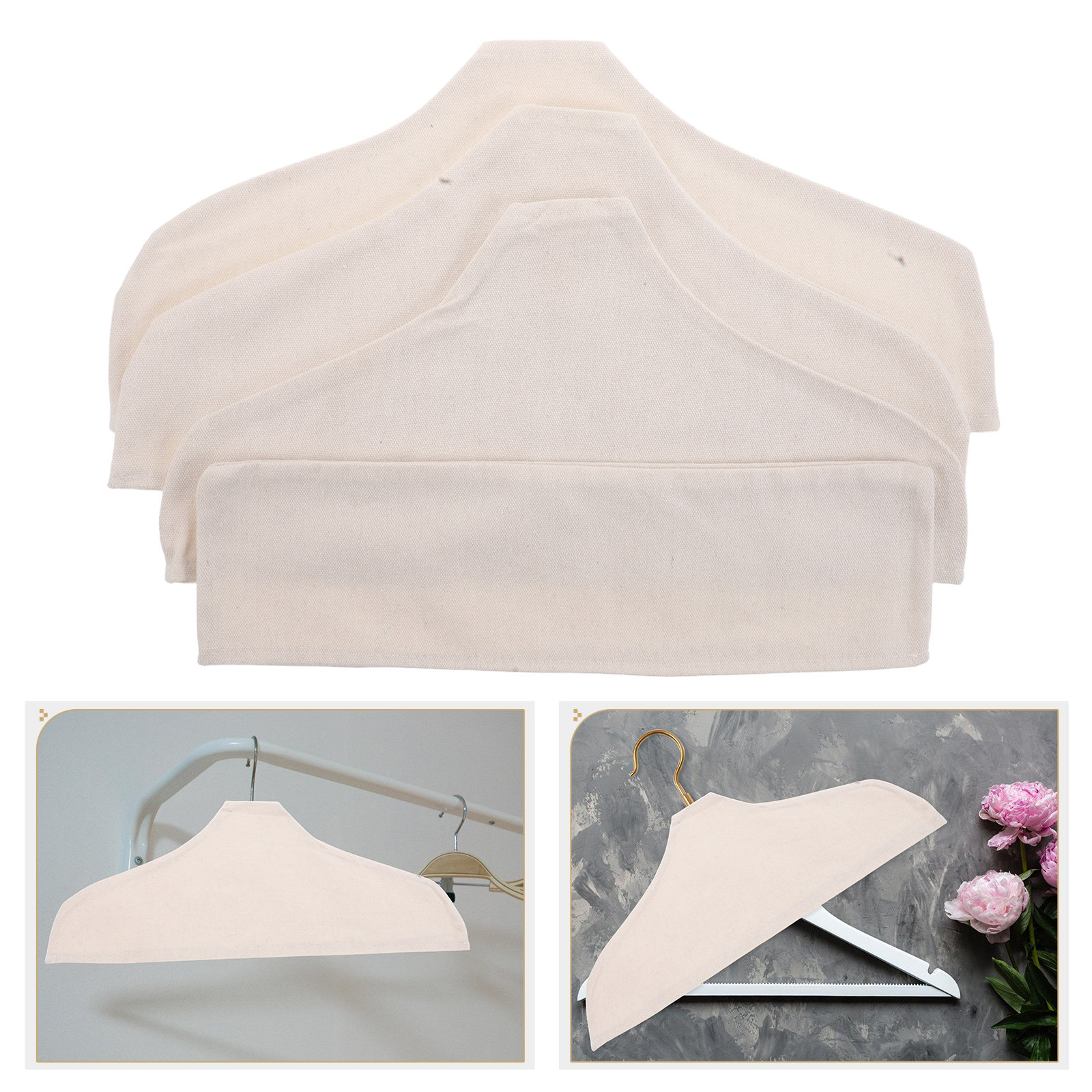 4pcs Anti Slip Hanger Cover Co - Linen Dress Wrap 리뷰 및 가격