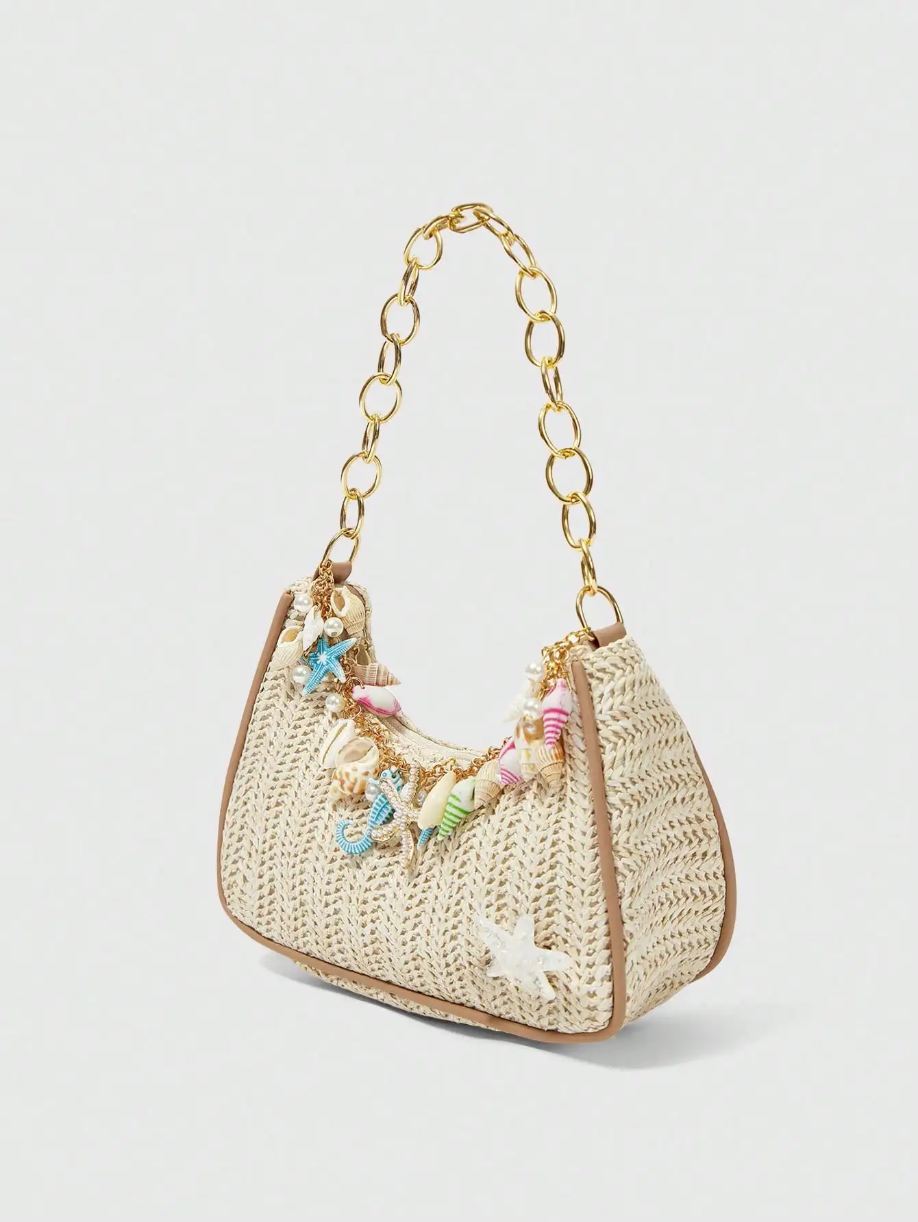 ROMWE Fairycore 1pc Summer Bea - Tote Bag Beach 리뷰 및 가격