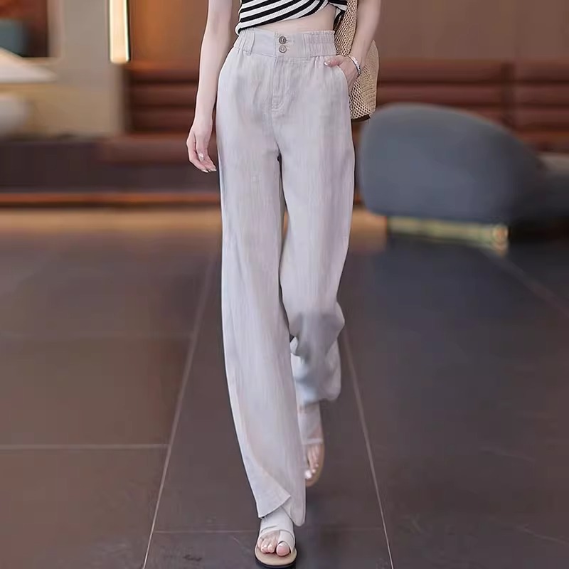 Summer Cool Linen Straight Pan - Linen Pant Wide 리뷰 및 가격