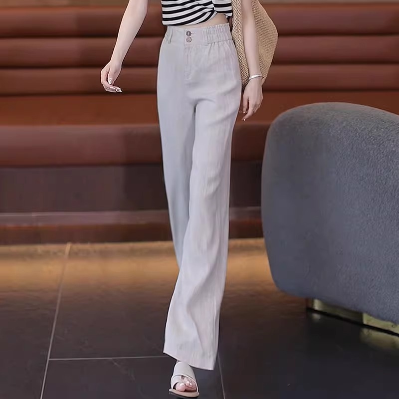 Summer Cool Linen Straight Pan - Linen Pant Wide 리뷰 및 가격