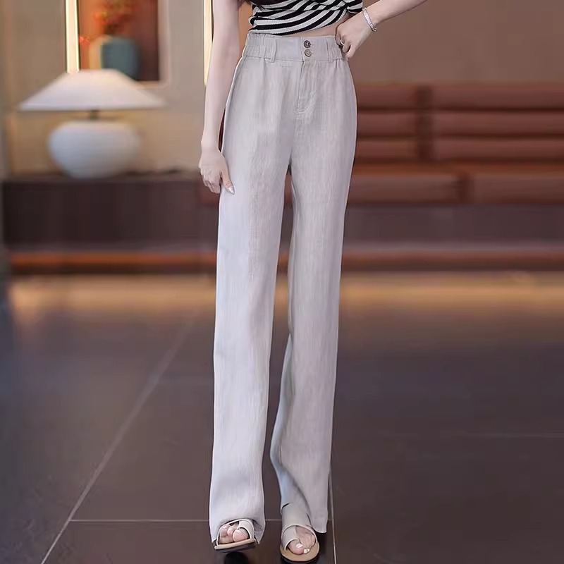 Summer Cool Linen Straight Pan - Linen Pant Wide 리뷰 및 가격