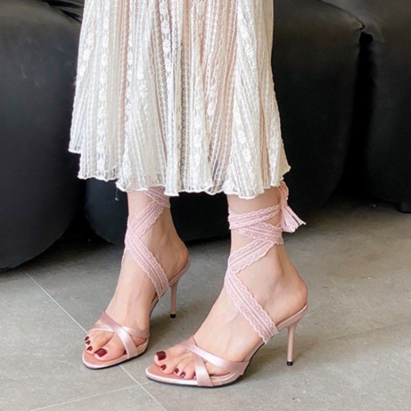 2026 New Pointed Head Strappy  - Sandal Strappy Heeled 리뷰 및 가격